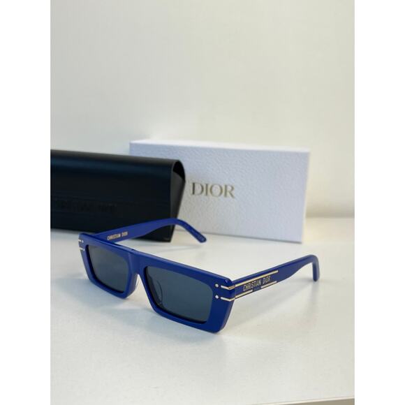 NEW Dior Signature S2U Sunglasses in Blue - Picture 5 of 8